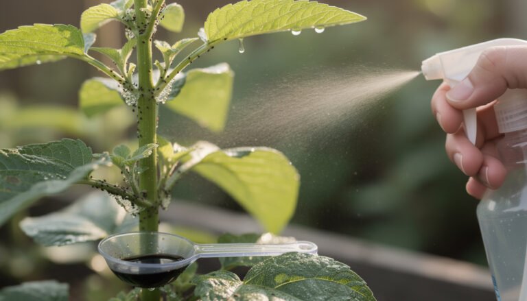 découvrez comment doser correctement le savon noir pour éliminer efficacement les pucerons de vos plantes tout en respectant leur santé.